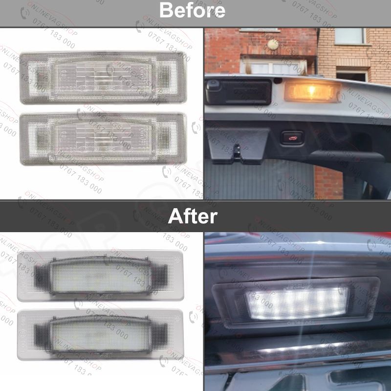 Set lampi LED numar Kia Sportage 2017-2022  Soul, Kia Proceed GT, Optima